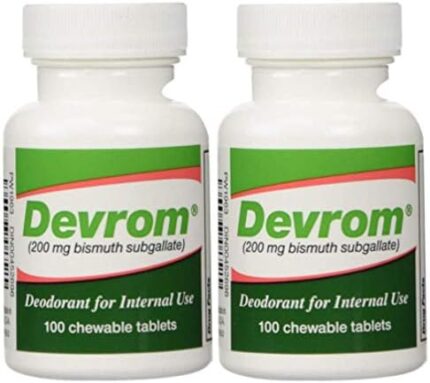 Devrom Chewable Tablets 200MG (200/btl) Pack of 2